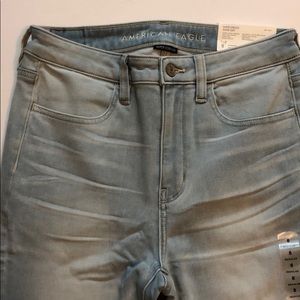 American eagle Super high rise jeggings size 8